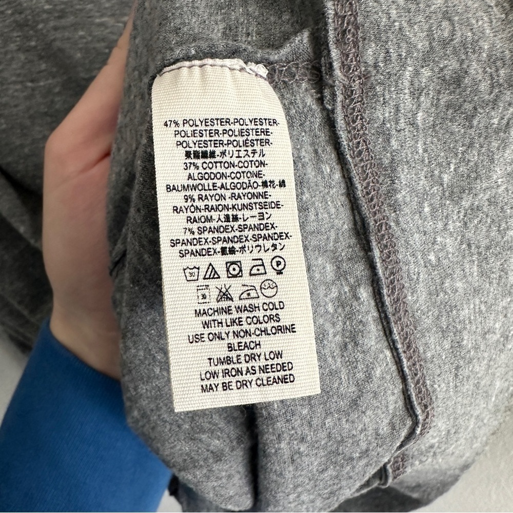 We The Free Gray Off Shoulder Oversized Too XS - Picture 8 of 13